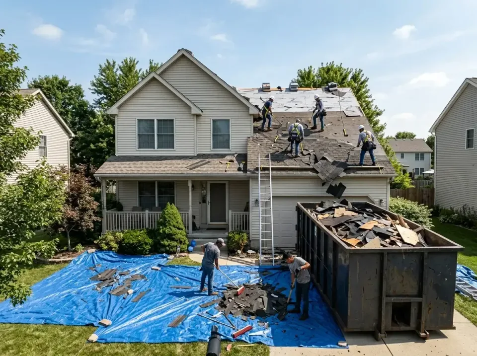 roof-replacement-debris-remova-004 — frequently asked questions, Cheapest Dumpster Rentals in Pleasant Hills, MD